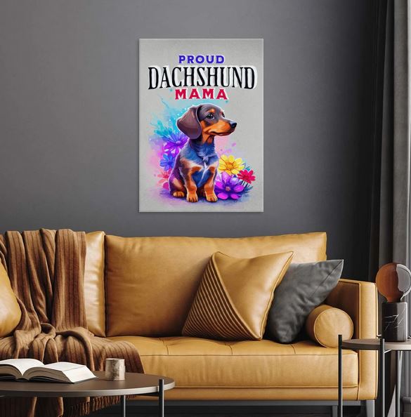 Read more about the article Unlock a World of Color: Dachshund Moms Metal Wall Art in Retro and Pop Art Style Delights the Senses!